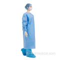 Водонепроницаемый хирургический халат из нетканого материала с длинными рукавами и изоляцией